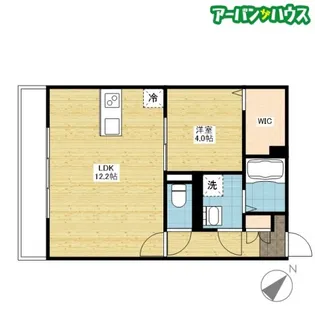 エクセラントロジュマン【4階】の間取り