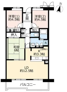 URアルビス伊丹千僧【1階】の間取り