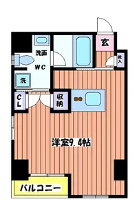 矢川ビル【4階】の間取り