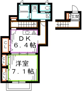 コンフォート吉祥寺【2階】の間取り