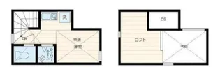 Blanc et Blue 高円寺【2階】の間取り