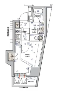 SYFORME SHIROKANEーTAKANAWA【4階】の間取り