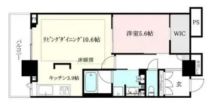 ベイクレストタワー【7階】の間取り