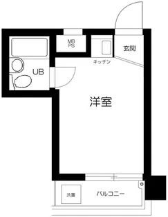 サンパーク東京銀座【4階】の間取り