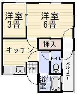 メゾンときわ【3階】の間取り