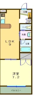 WAKABA ガーデン HILL S【2階】の間取り