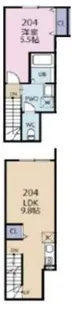 ラガール椎名町の間取り
