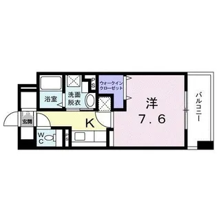 カーサ フィーネ【3階】の間取り