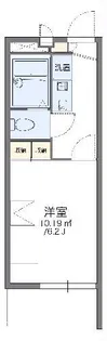 レオパレスもとい【2階】の間取り