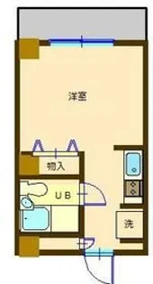 ホ-メストプラザ十日市場【5階】の間取り