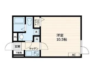 渋谷西原レジデンス【1階】の間取り