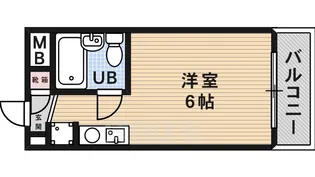 六甲ベルビュー【1階】の間取り