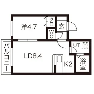 エトワール【2階】の間取り