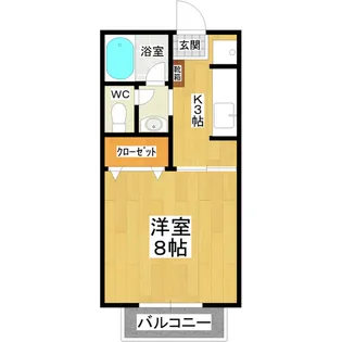 ウィンディア(木田余)【1階】の間取り