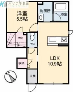 シャーメゾン杢 02棟【1階】の間取り