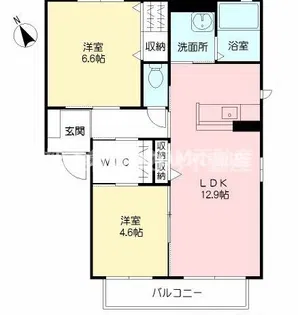 AVON HOUSE【1階】の間取り