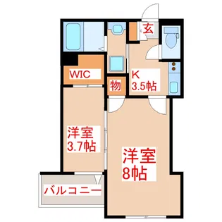 ROSSO【6階】の間取り