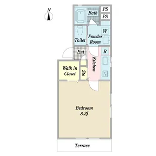 Primevere(プリムヴェール)【1階】の間取り