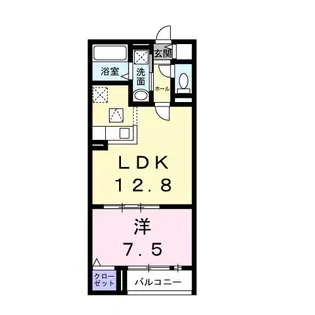 ツイテールII【2階】の間取り
