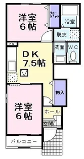 ガーデンハウス伊藤【1階】の間取り