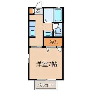 イーストワンプレイス【1階】の間取り