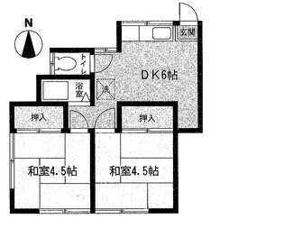 苅部荘【2階】の間取り