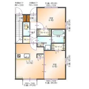 サンモール湯本 (ダイワハウス施工)【1階】の間取り