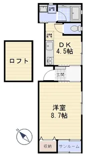 リバーハウスジョイIII【2階】の間取り