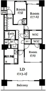 シティタワー品川【13階】の間取り