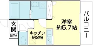 グランドコートC【2階】の間取り