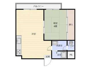 蔵元ビル【3階】の間取り