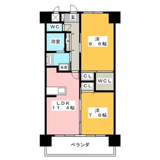 espoir【3階】の間取り
