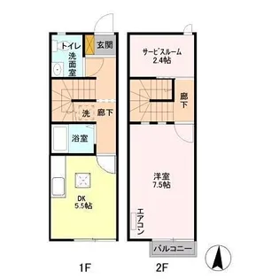 ルイトキワ【1階】の間取り