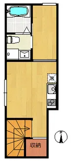 フランチェスカ中野坂上【2階】の間取り