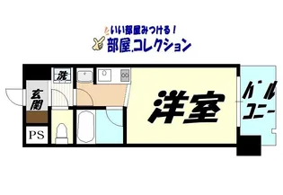 ベルガ中津口【7階】の間取り