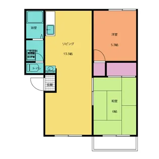 タウニィ二子【2階】の間取り