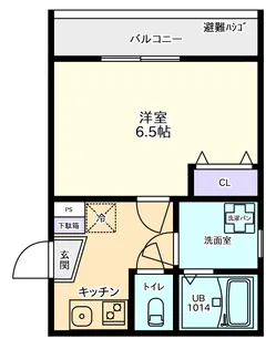 Casa Nera【2階】の間取り