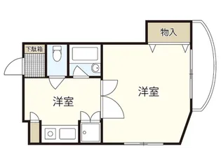 リライアンス牛田【3階】の間取り