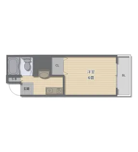 ロイヤル立山【1階】の間取り