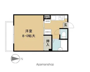 フレグランス杏【1階】の間取り