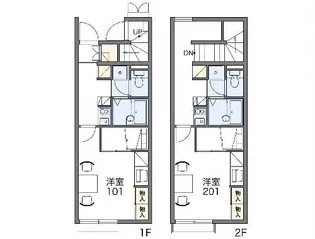 レオパレスメゾンT C【2階】の間取り