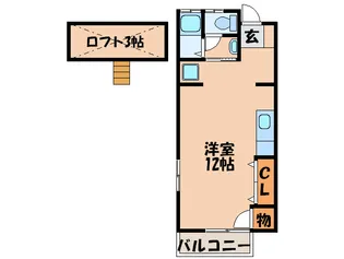 第一ヒカリコーポ【2階】の間取り