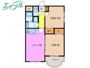 GOOD TOWN【2階】の間取り