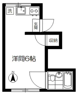 アイランドコーポ【1階】の間取り