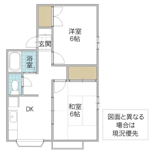 ファミーユカクライ【2階】の間取り