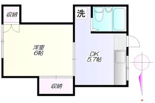 コーポ秋元【1階】の間取り