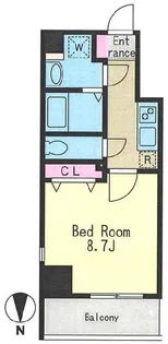 trad K【4階】の間取り