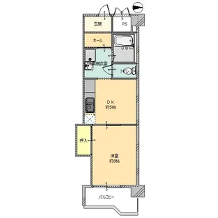 パールマンション【1階】の間取り