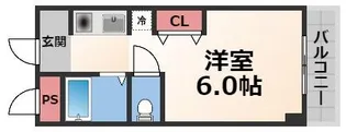 ベルハイム小阪【3階】の間取り