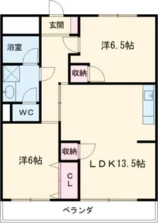 寺澤ハイツ【5階】の間取り